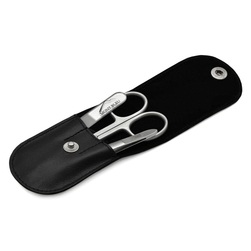 Маникюрный набор Giesen & Forsthoff's Timor из 3 предметов в кожаном футляре