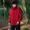 Jacket Men's Autumn New Hooded Windproof Waterproof Multi-Zipper Jacket Couple Fashion Outdoor Casual Top