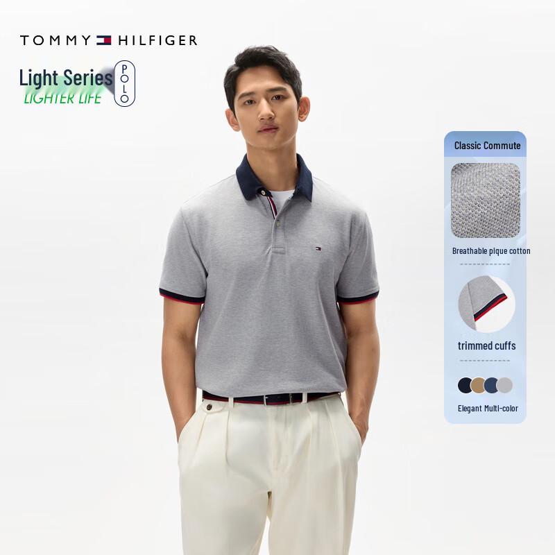 Tommy Hilfiger Мужская рубашка поло с коротким рукавом