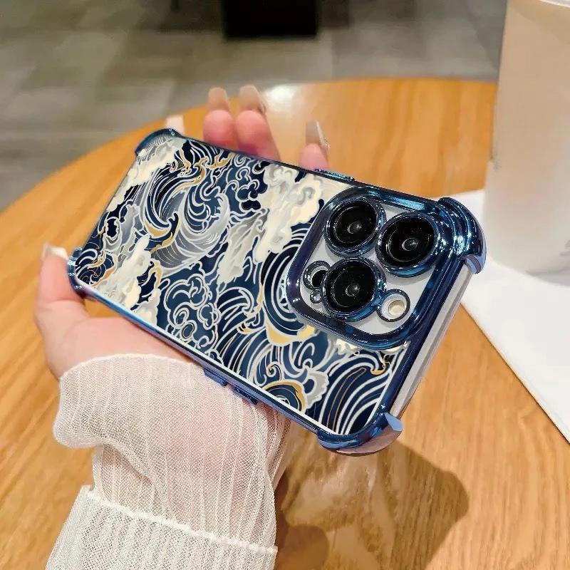 Чехол для телефона Honor 600 Lite 400 Pro X8D X6D X9B X7A X6A X8B X8 Magic 7 Lite Винтажный Мягкий Фиолетовые Цветы Чехол Подушка Безопасности