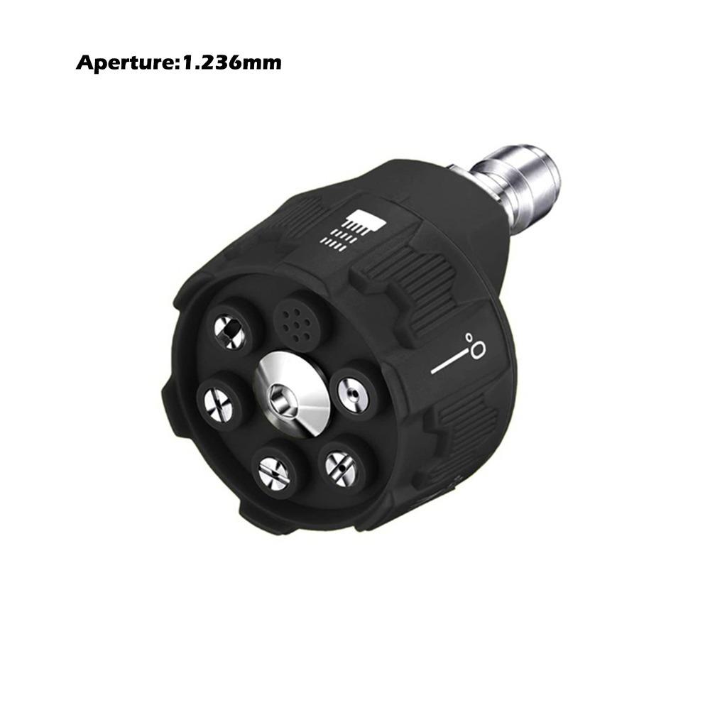6in1 Pressure Washer Nozzle 1/4Inch Spray Head New Washer Nozzle