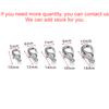 50pcs/lot Jewelry Findings Alloy Lobster Clasp Hooks For Jewelry Making Necklace Bracelet Chain DIY Supplies Accessories