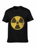 Брендовая мужская футболка Biohazard Радиоактивный символ Старый винтажный ржавый знак Футболка