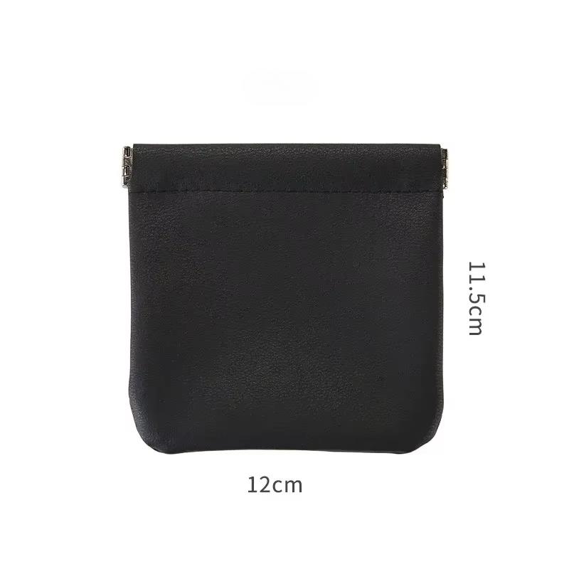 PU Leather Coin Money Change Purse Men Women Mini Coin Purse Card Holder Money Bag Small Coin Storage Wallet Purse