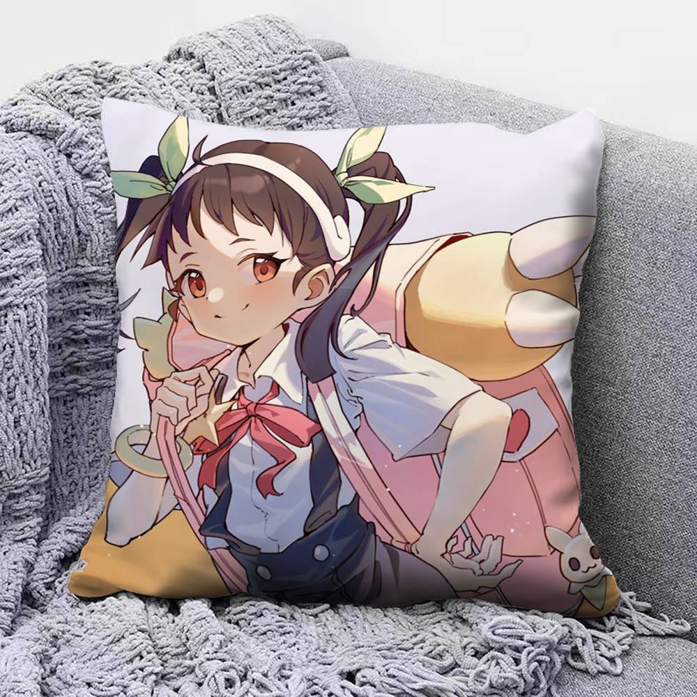 Серия Аниме Monogatari Домашние Диванные Подушки и Декоративные Индивидуальные Наволочки