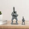 Yousheng 2Pcs/Set Middle Finger Figure Statue Desktop Flip-off Hand Figurine with Legs Rebellious Middle Finger Ornament for Office Bedroom Desk Decor