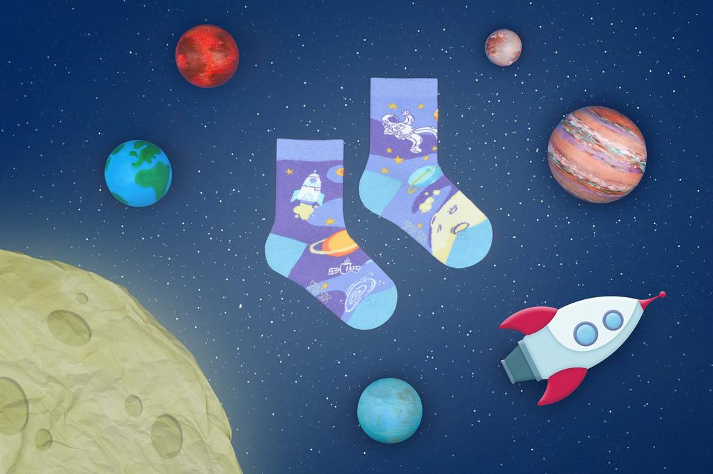 Космос - носки для детей 27-30 лет
