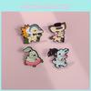 Cartoon Playful Character Badge Unique Alloy Enamel Brooch Perfect For Anime Lovers