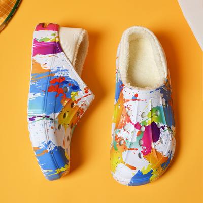 Мужские зимние тапочки Мягкие Теплые Домашние Комнатные Для Парней Девочек Обувь Удобная Мягкая Подошва из ЭВА Легкие