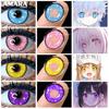 AMARA Crazy Halloween Color Contact Lens For Eyes Anime Cosplay Color Lens Blue Pink Lens Beauty Pupils Yearly Use