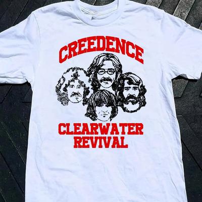 Новый! Футболка унисекс с логотипом группы Creedence Clearwater Revival, размеры от S до 5XL, LO065