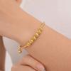 Adjustable Beaded Bracelet Heart Shape Bangles Fashion Accessory Wristband  Women Jewelry
