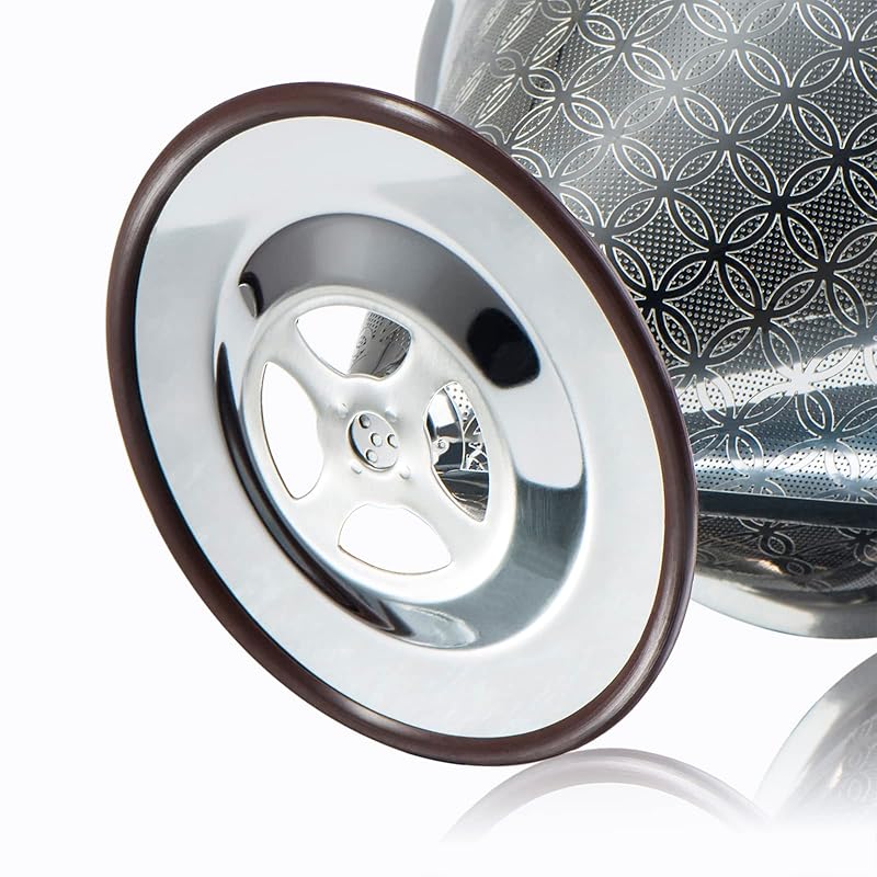 Кофеварка SRIWATANA из нержавеющей стали с двухслойной сеткой, интегрированного типа, в комплекте идет щеточка для чистки на 4 чашки