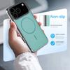 Деловой Тонкий Чехол Для Телефона С Текстурой Кожи Для IPhone 17 ProMax Air 16 15 14 Plus 13 12 Магнитная Зарядка Покрытие Защитная Крышка