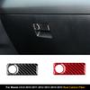 For Mazda CX-9 2010-2015 Real Carbon Fiber Co-pilot Glove Box Switch Cover Trim Tuning Car Interior Accessories Sticker