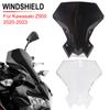 Ветровое стекло мотоцикла Ветровое стекло для Kawasaki Z900 2020-2023 Передний ветровой экран Дефлектор Черный/Прозрачный