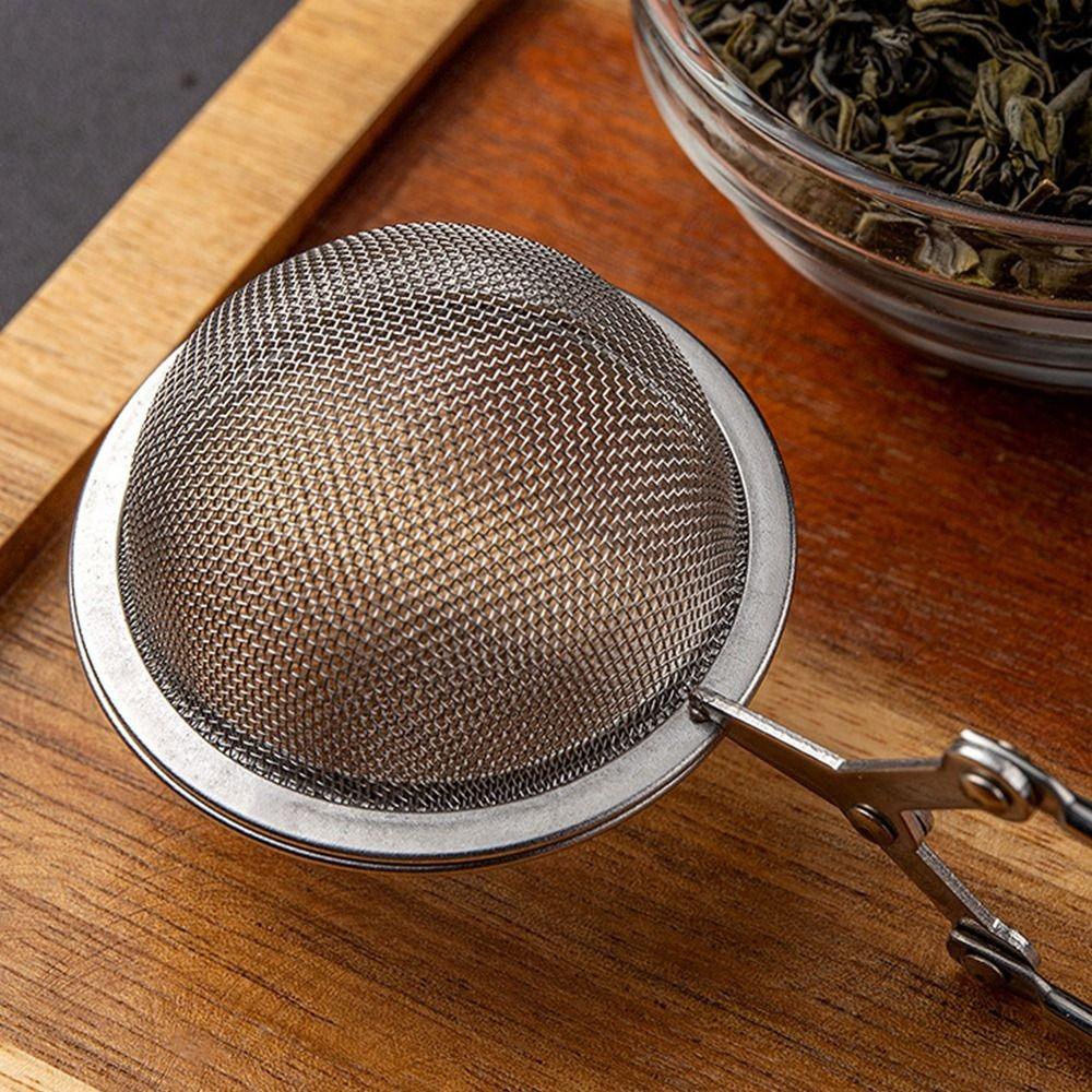 Funny Handle Tea Infuser Exptolii Tea Bag Diffuser Coffee Filter Reusable Stainless Steel Mesh Tea Ball Kitchen