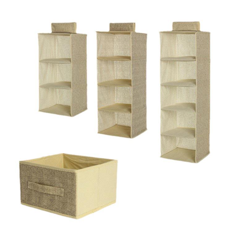 Multi-Layer Hanging Wardrobe Organizer for Clothes Storage