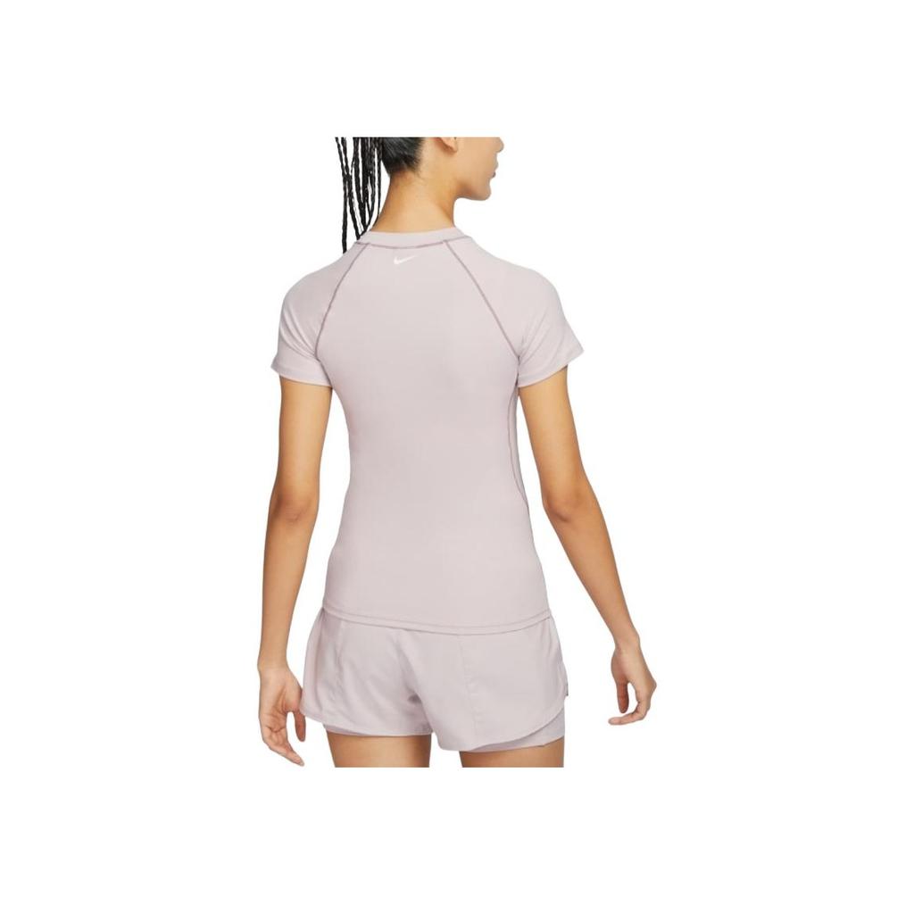 Nike Df Ss Топ Gcel Дышащая Спортивная Футболка с Коротким Рукавом Женские Топы Розовый IF0618019