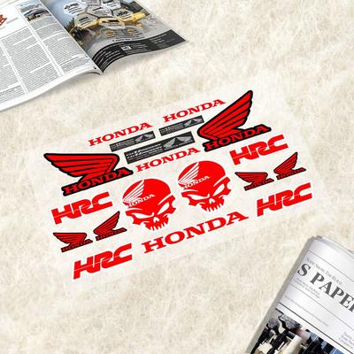Японская наклейка на мотоцикл Honda-h Подходит для кузова мотоцикла Светоотражающая наклейка на автомобиль Наклейка на шлем AK7