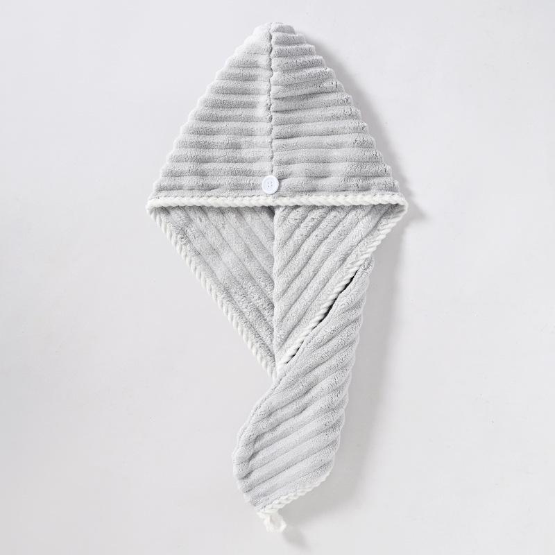 Мягкое впитывающее полотенце для волос из кораллового флиса и симпатичная повязка на голову для душа