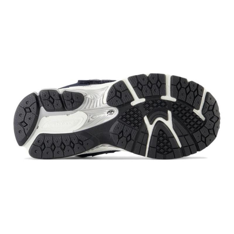 New Balance 2002R Детские Черно-Серо-Синие Низкие Беговые Кроссовки PV2002SF