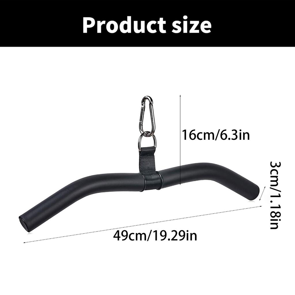 Pull Down Handle Cable Machine Attachment Handle Ergonomic Gym Handle for Triceps Exercise Muscle Training Gym Workout