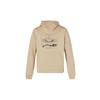 Nike Sweatshirts Men's Khaki Hooded Moderate Regular (Unisex) Sweatshirts DA6693 247