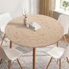 Круглая скатерть Yousheng 47,24 дюйма, моющаяся скатерть с эластичным краем, устойчивая к пятнам, для кухни, сада, улицы