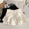 Women High Waist Ruffle Casual Short Trousers Plus Size