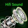 Pffee 3.5mm  Type C Hifi Wired Earphones Game Earbuds Super Bass With Microphone Noise Canceling