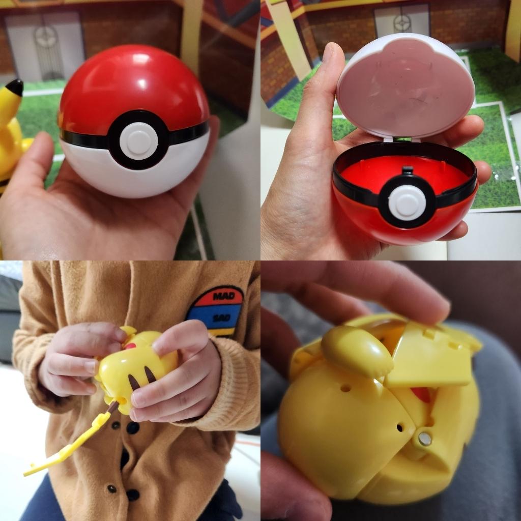 POKEMON Меняющаяся фигурка Пикачу, 1 шт., популярные корейские игрушки для малышей