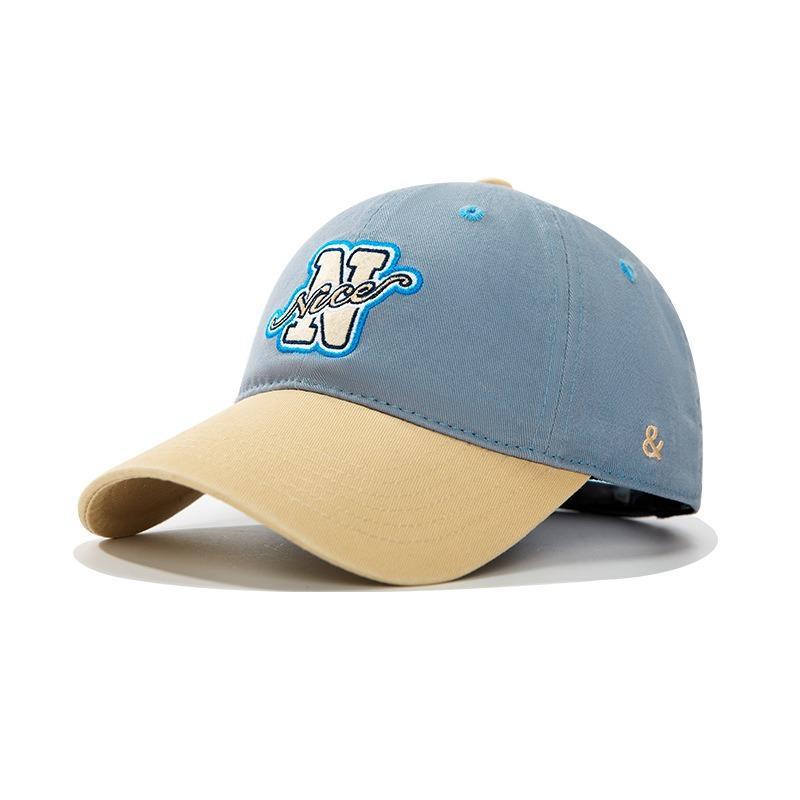 New Vintage Letter NICE Embroidered Hip Hop Baseball Cap Kids Couple Street Trend Versatile Cap