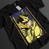 Футболка Saint Seiya Shiryu Футболка Hyoga Футболка Shun Топ Ikku Аниме Графическая Футболка
