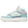 Fila Heritage Basketball Shock Absorbing Non-Slip Durable Mid-Top Retro Basketball Shoes Women Sneaker Cloud-Blue F12W141211FSC