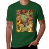 Sea anemone - Ernst Haeckel T-Shirt anime clothes shirts graphic tees Men's cotton t-shirt