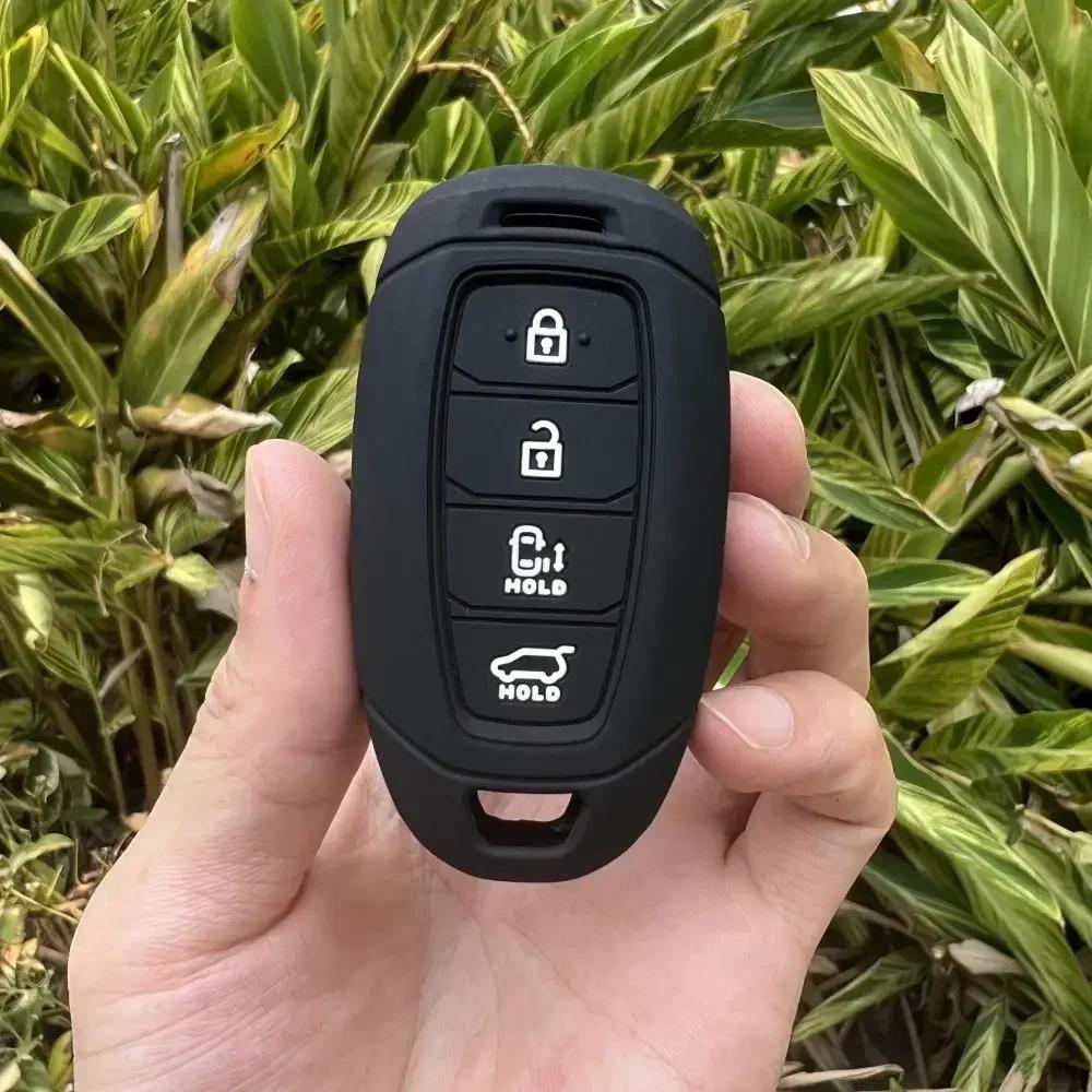 Для Hyundai CUSTO 2021 2022 Умный Бесключевой Доступ Дистанционный Ключ 4 5 Кнопок Силиконовый Чехол-Брелок для Ключа Автомобиля Защитный Брелок Аксессуары