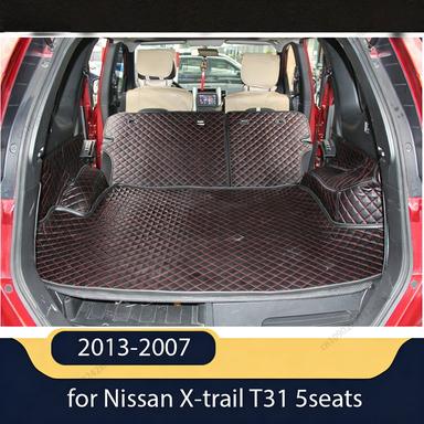 Высокое качество Хорошее качество Специальные коврики в багажник Для Nissan X-trail T31 5 мест 2013-2007 водонепроницаемые коврики в багажник Для XTRAIL 2011