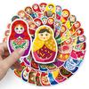 50 Фотографий Русских Матрешек Персонализированные Мультяшные Креативные Куклы Декоративный Набор Водный Стакан Чемодан Наклейки для Блокнота