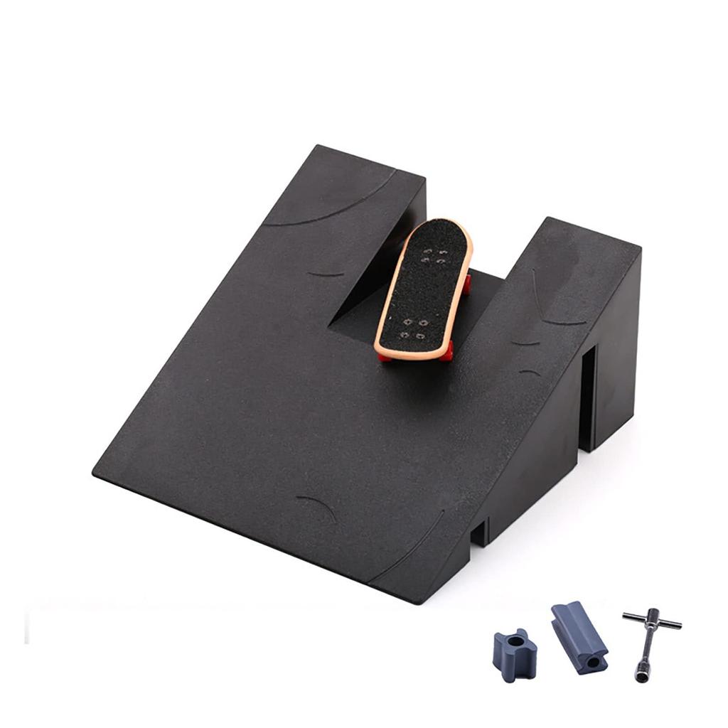 Скейтборд для пальцев, набор рамп для скейтборда 6 в 1, тренировочный реквизит для катания на коньках, мини-комплект для скейт-парка, подарок на день рождения