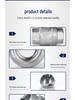 304 Stainless Steel Two-Piece Ball Valve with Internal Thread – Water Switch Valve, Available in 4 Points, 6 Points, and 1 Inch DN15-20.