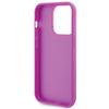 Etui do iPhone 15 Pro Guess Hardcase Disco Metal Fuksja