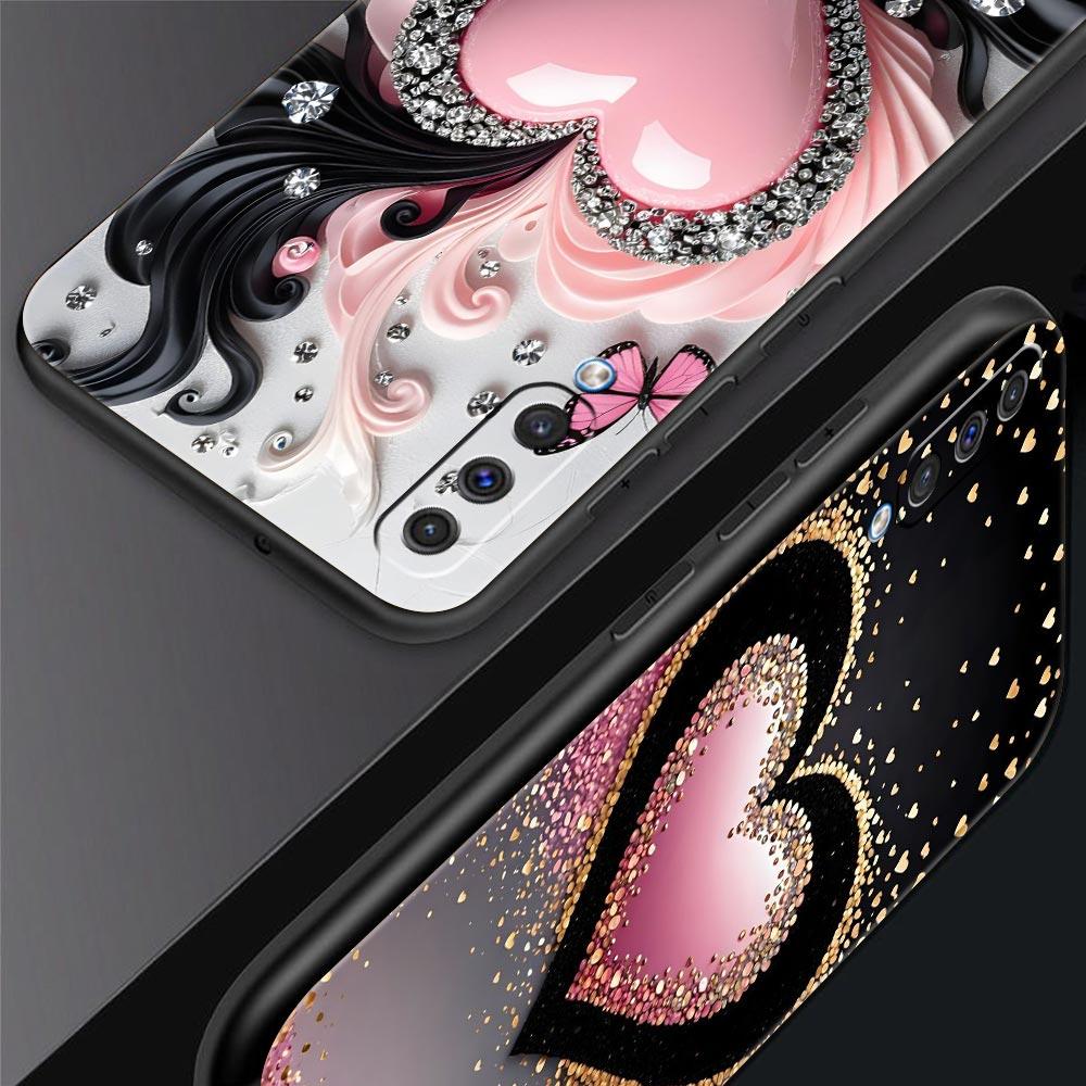Colored Love Heart Printed Phone Case for Samsung Galaxy A56 A36 A26 A16 A34 A24 A42 A22 A20 A12 A40 A30 A10 5G Soft TPU Cover