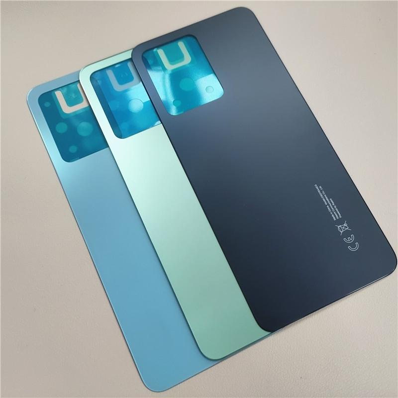 Для Xiaomi Redmi Note 12 4G Задняя крышка аккумулятора Задний корпус Стеклянная панель двери Замена