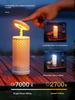 Outdoor Multifunctional Telescopic Camping Light Button Control Rechargeable LED Atmosphere Light for Camp Canopy Tent Adventure