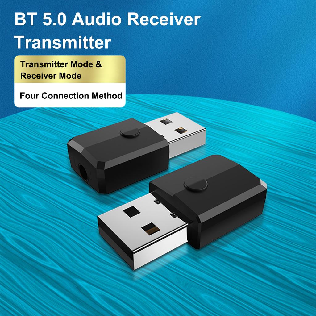 ZF-169S USB Bluetooth 5.0 Аудиоприемник Передатчик Беспроводной музыкальный адаптер Адаптер 3,5 мм AUX Jack