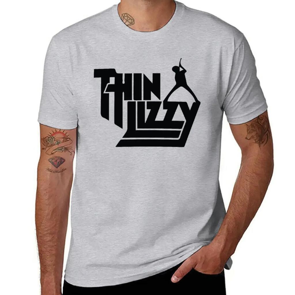 Thin Lizzy Лучший Thin Lizzy Футболка Футболка с коротким рукавом летние топы кавайная одежда мужские футболки с принтом