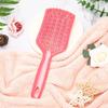 9-рядная расческа для распутывания волос Denman Detangler Hairbrush Scalp Massager Straight Curly Wet Removable DIY Hair Comb Brush