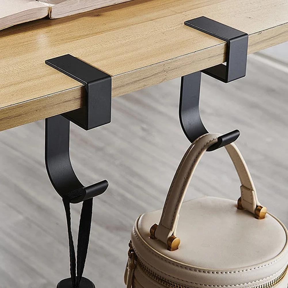 Punch-free Desk Edge Hook Adjustable Gaming Headset Desk Hanger Backpack Storage Hanging Hook Holder Home Office Organizer