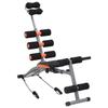 VidaXL L-shaped Abdominal Exercise Machine with Elastic Cords